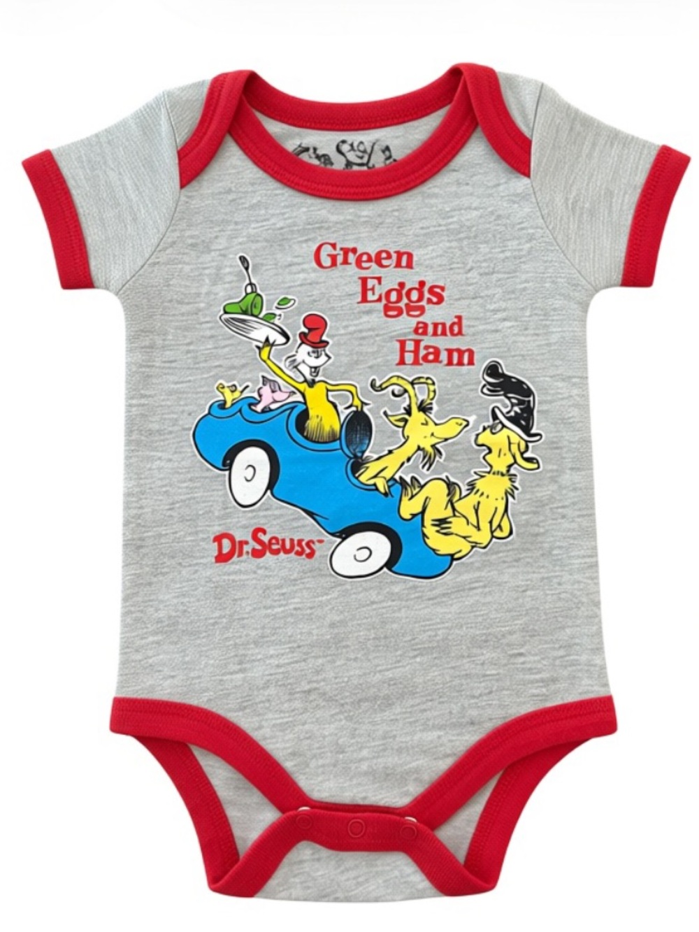 NWOT Dr. Seuss Green Eggs and Ham Baby One-Piece Onesie